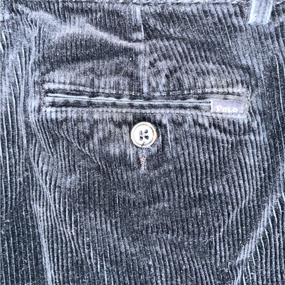 Polo Ralph Lauren Youth Corduroy Pants Black & Dark Blue size 16 - Picture 7 of 8